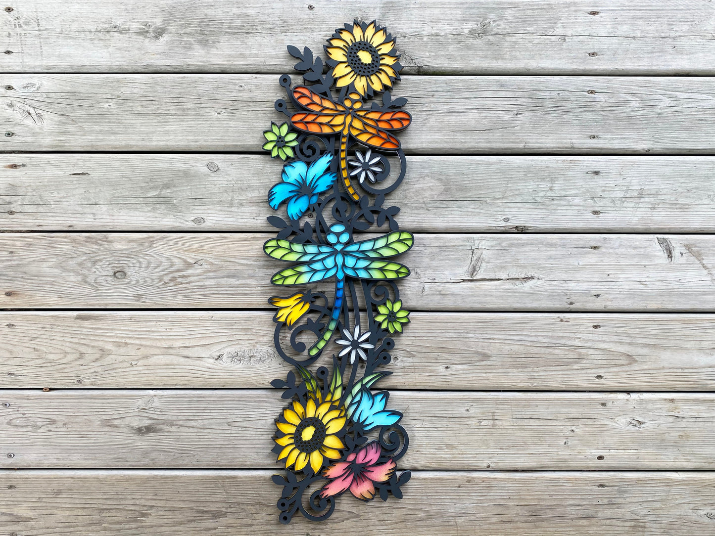 Garden Dragonfly door hanger