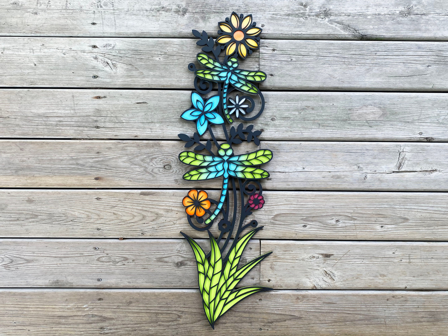 Garden Dragonfly door hanger