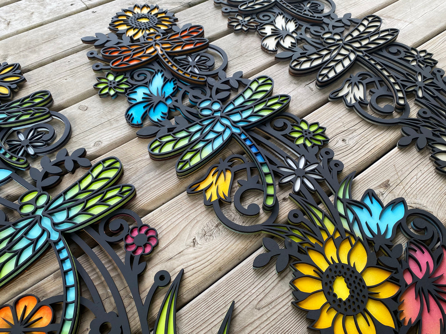 Garden Dragonfly door hanger