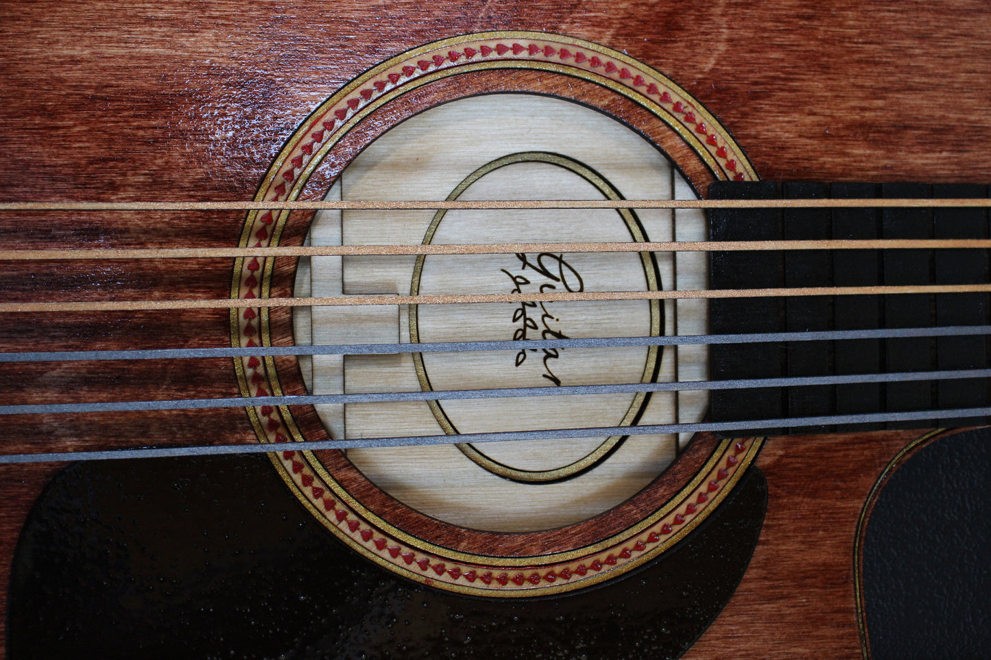 Framed laser-cut Guitar