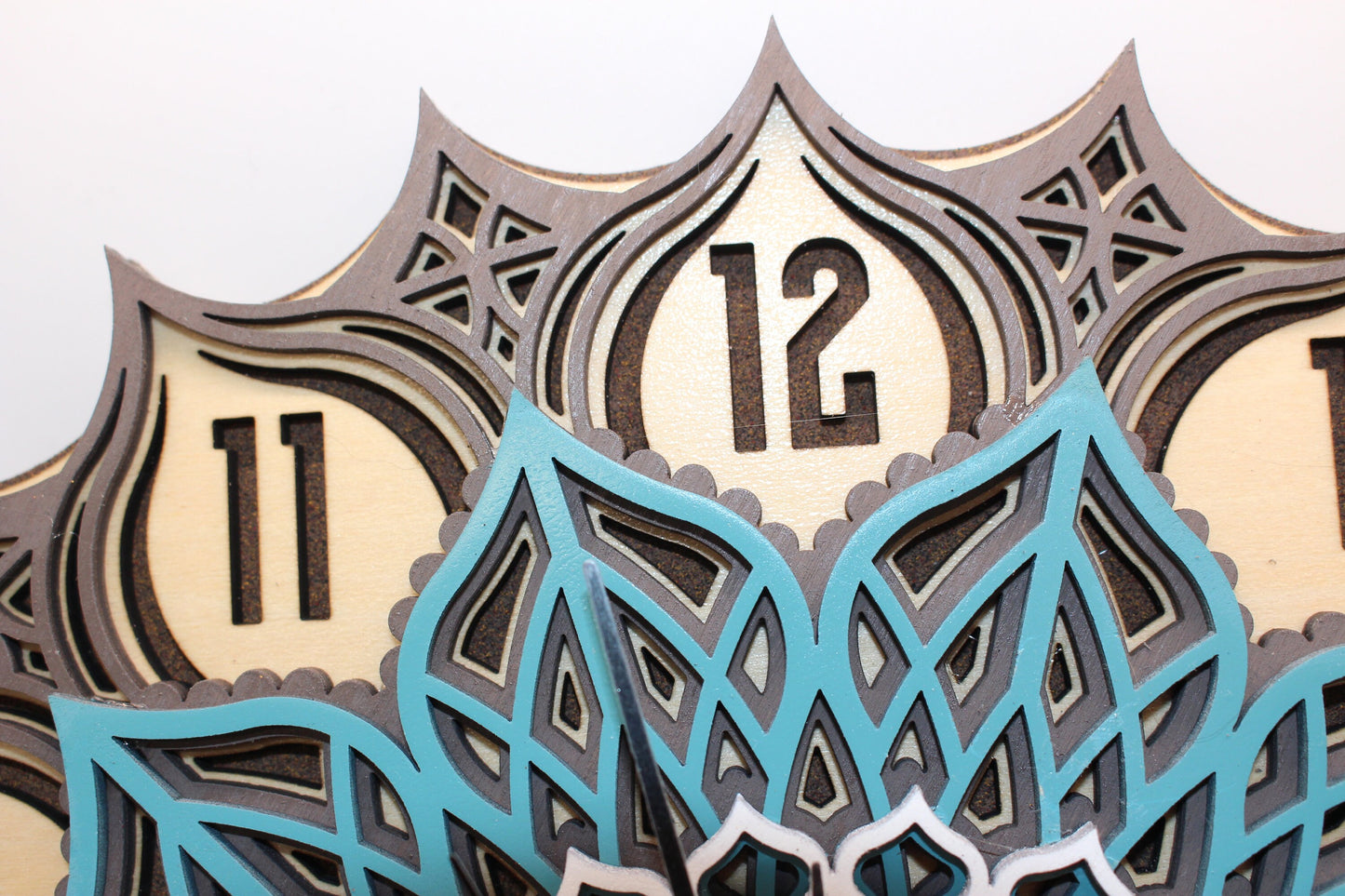 Layered Mandala clock