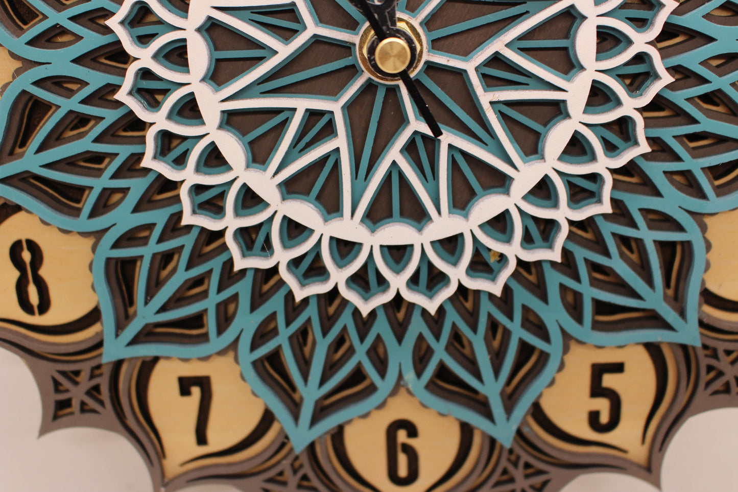 Layered Mandala clock