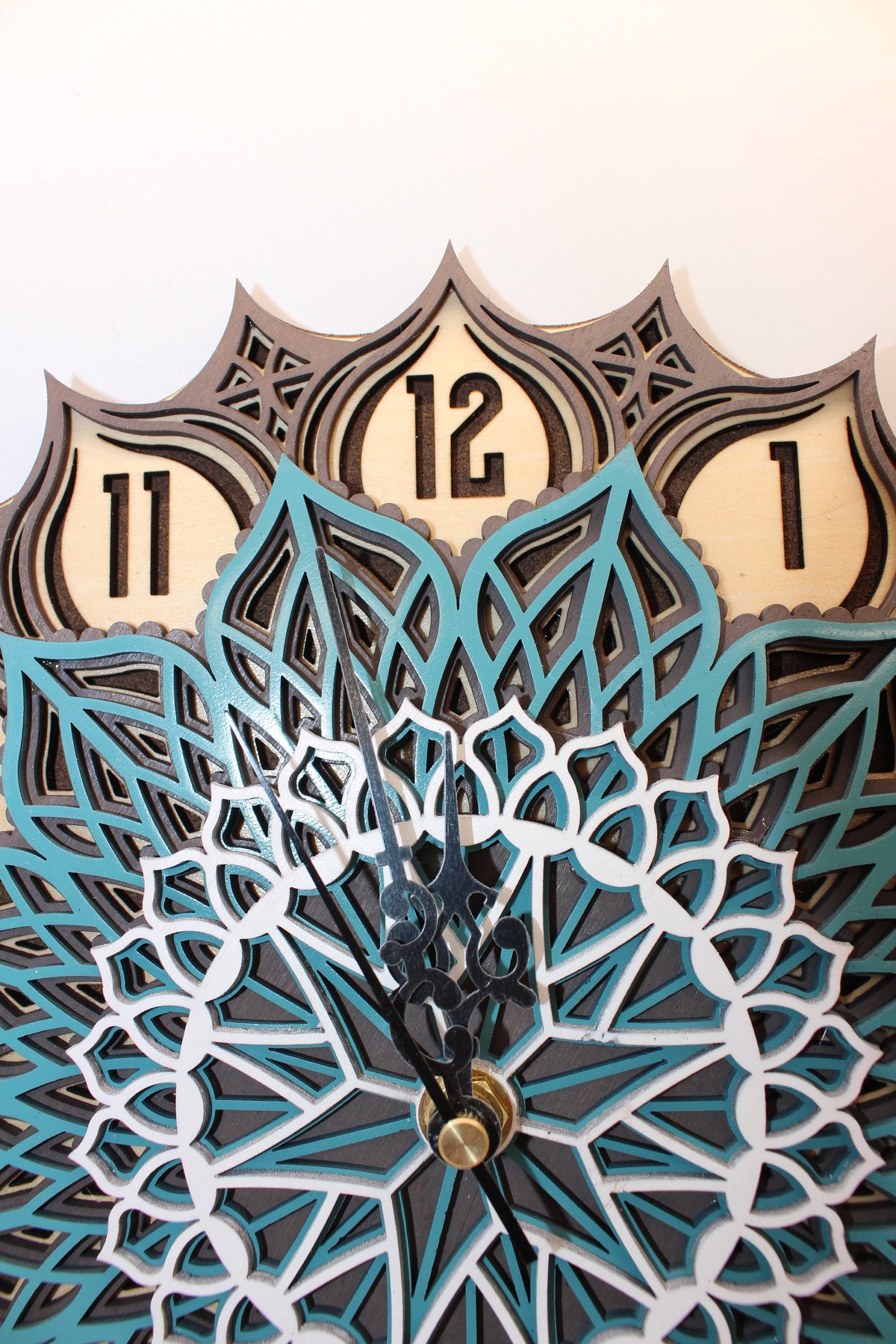 Layered Mandala clock