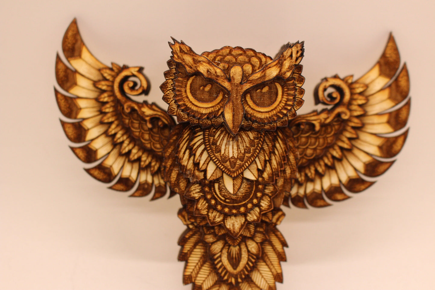 13 layered Mandala Owl