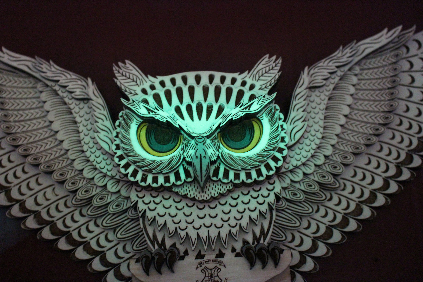 12 layered Mandala Mail delivery Owl