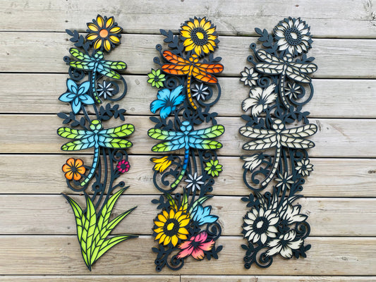 Garden Dragonfly door hanger
