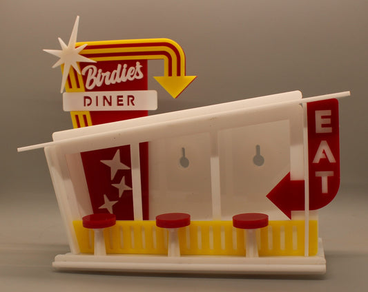 Vintage 1950s diner bird feeder